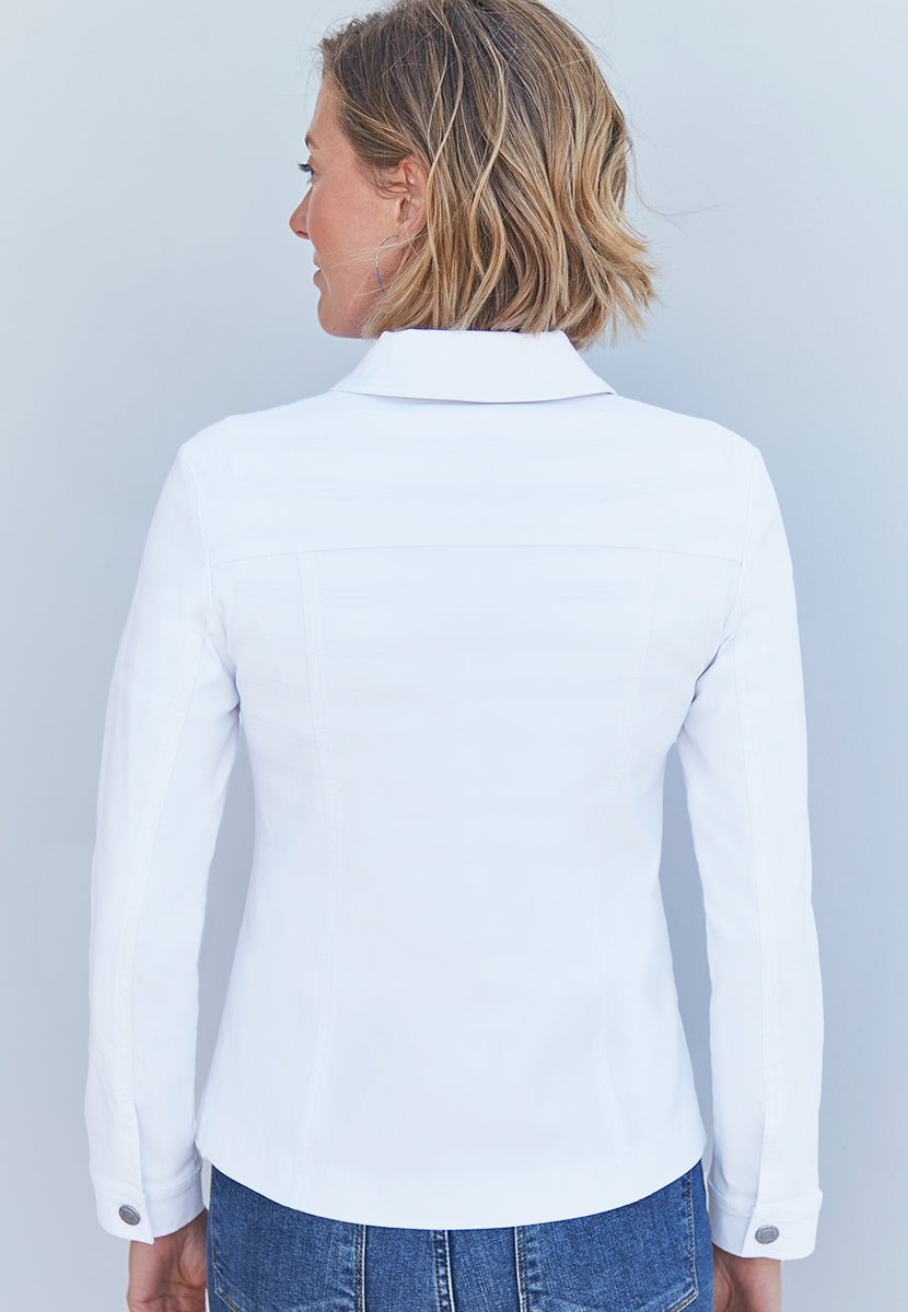Jessi Denim Styling Jacket - White