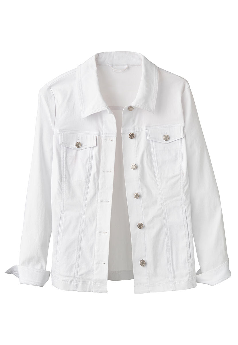 Jessi Denim Styling Jacket - White