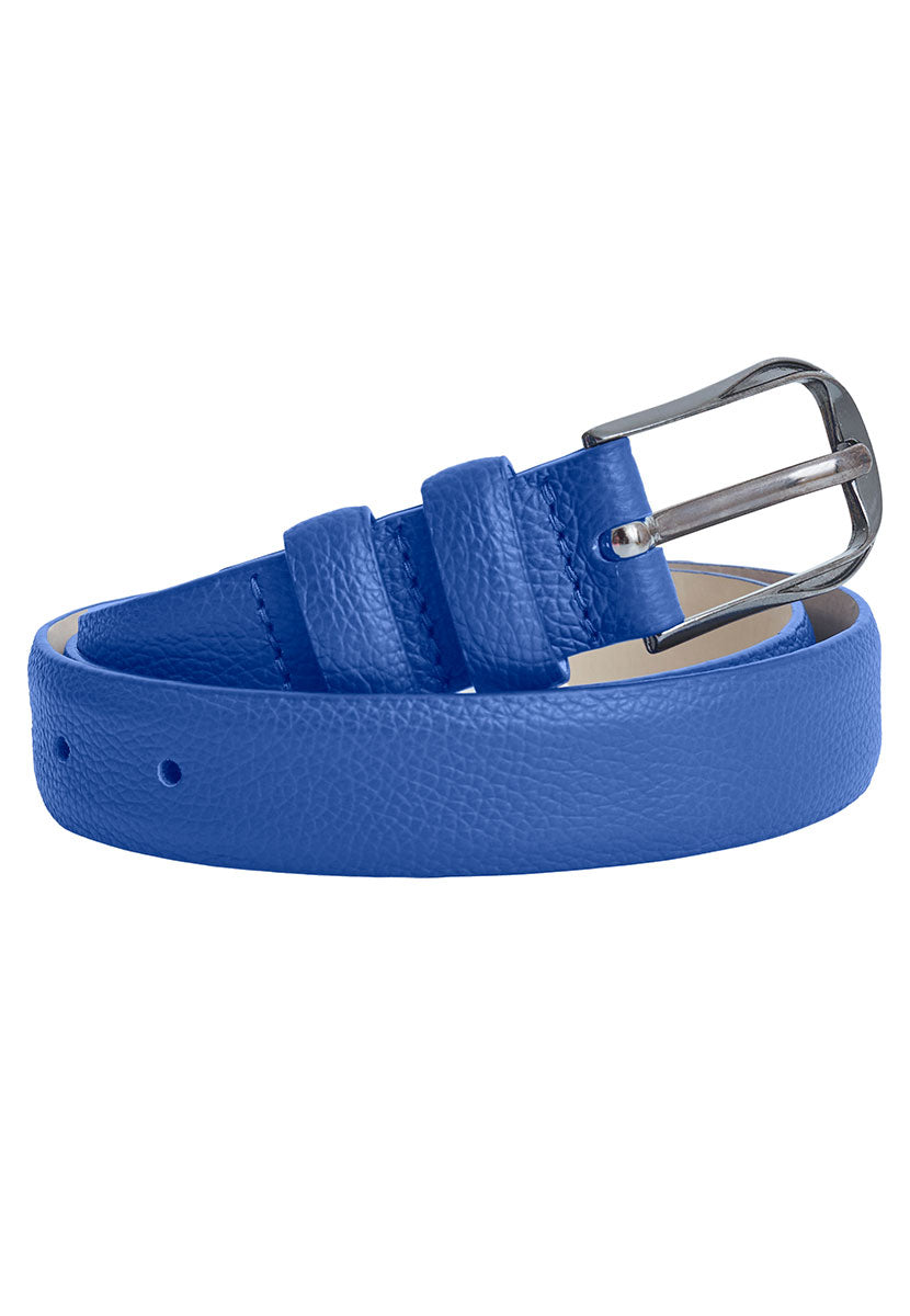 Leather Belt - Lapis Blue