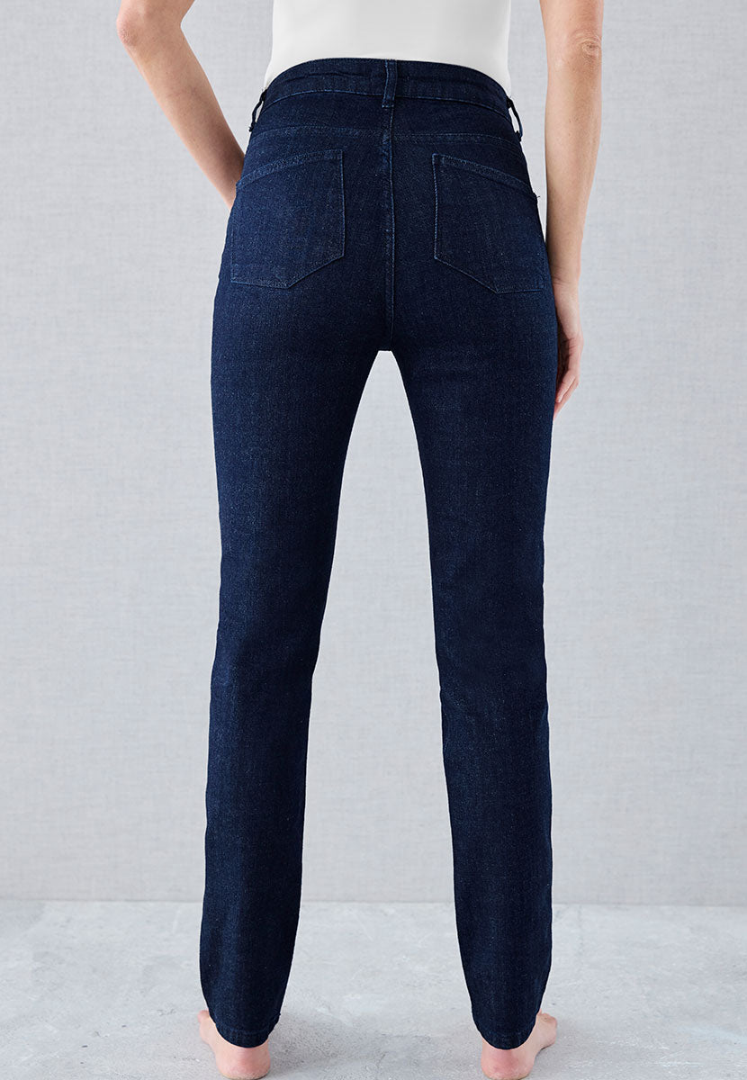 Layla Slim Leg Jean - Dark Denim