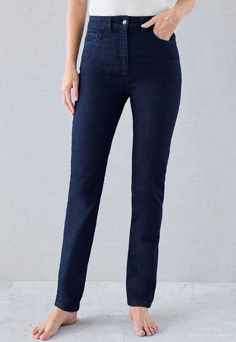 Layla Slim Leg Jean - Dark Denim