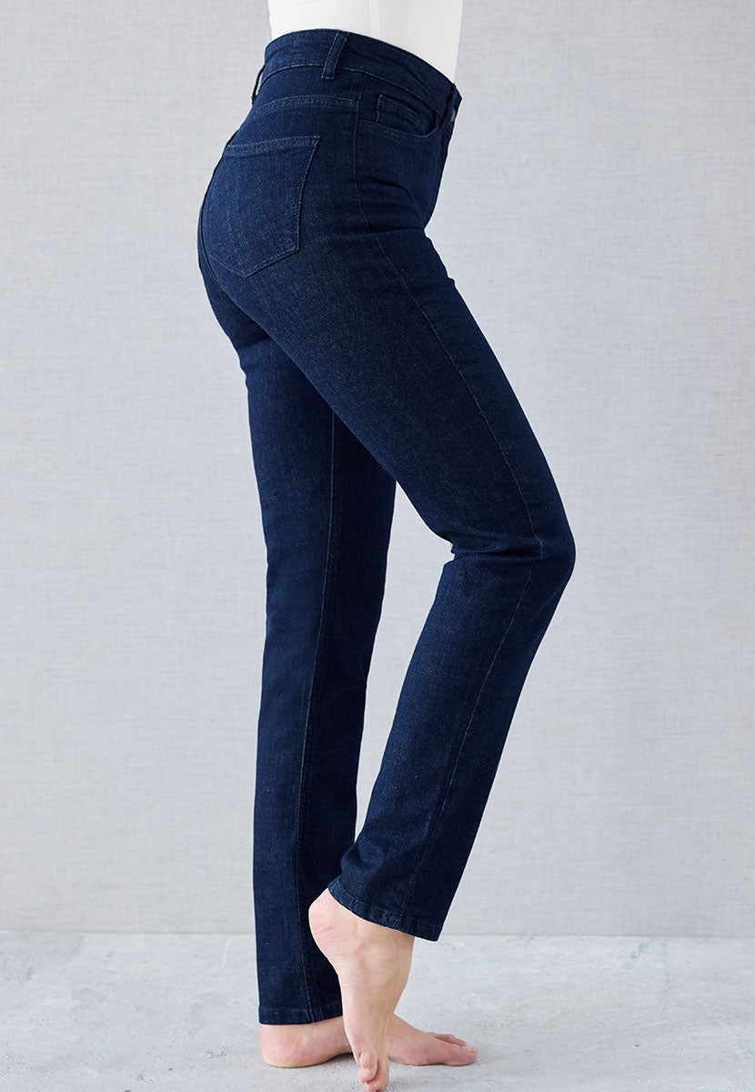 Layla Slim Leg Jean - Dark Denim