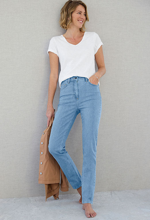 Layla Slim Leg Jean - Light Denim