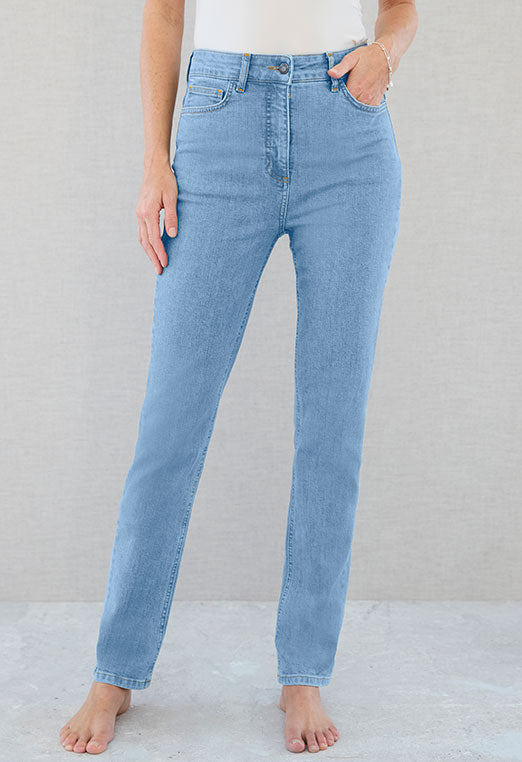 Layla Slim Leg Jean - Light Denim
