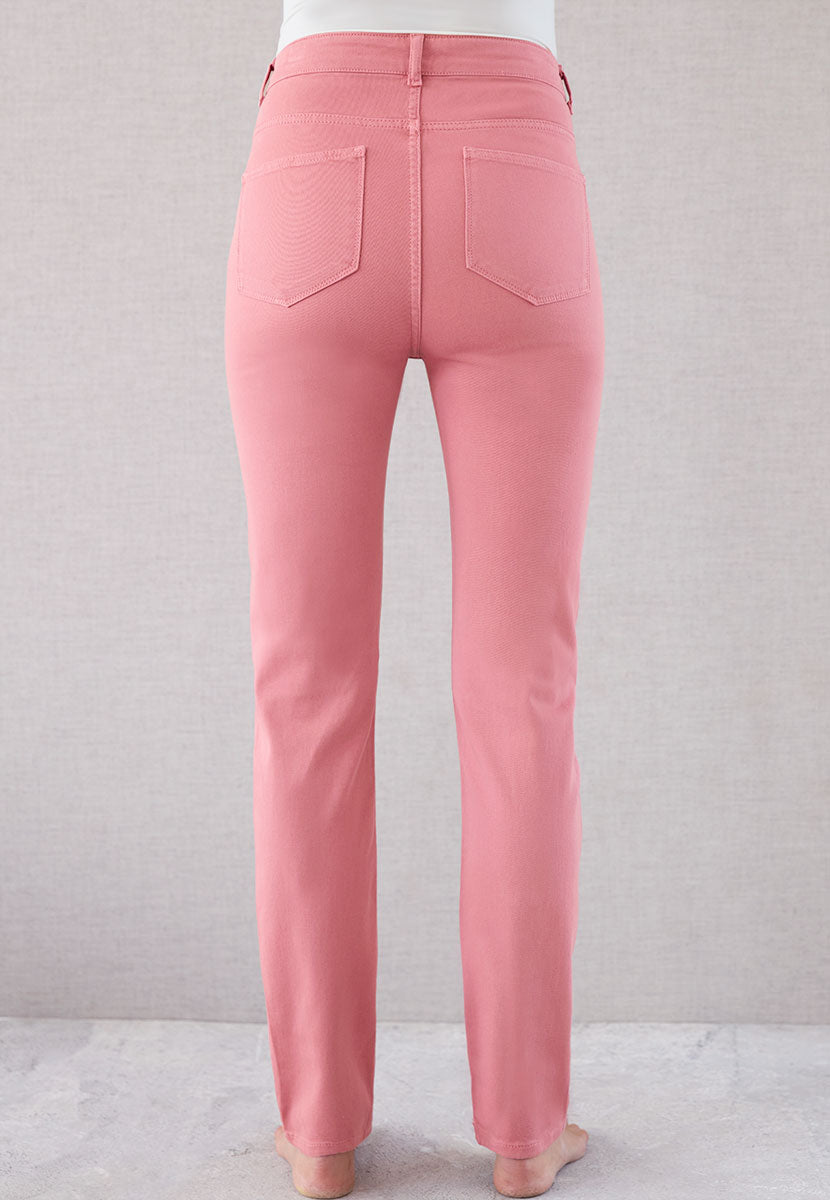 Layla Slim Leg Jean - Rose