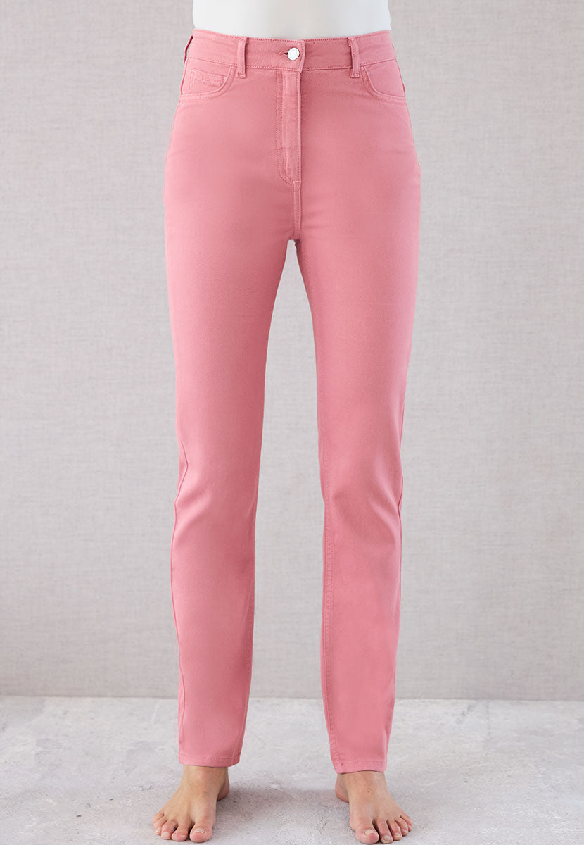 Layla Slim Leg Jean - Rose