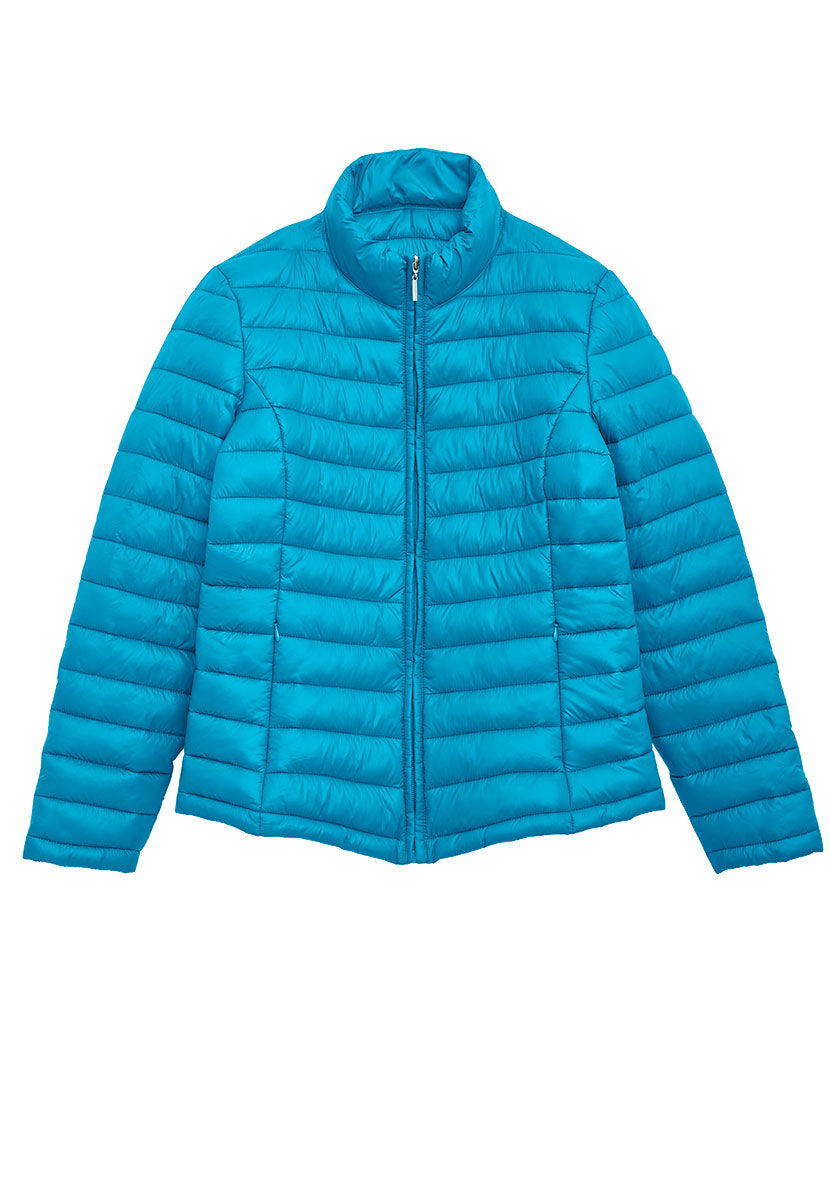 Millie Long Sleeve Padded Jacket - Teal