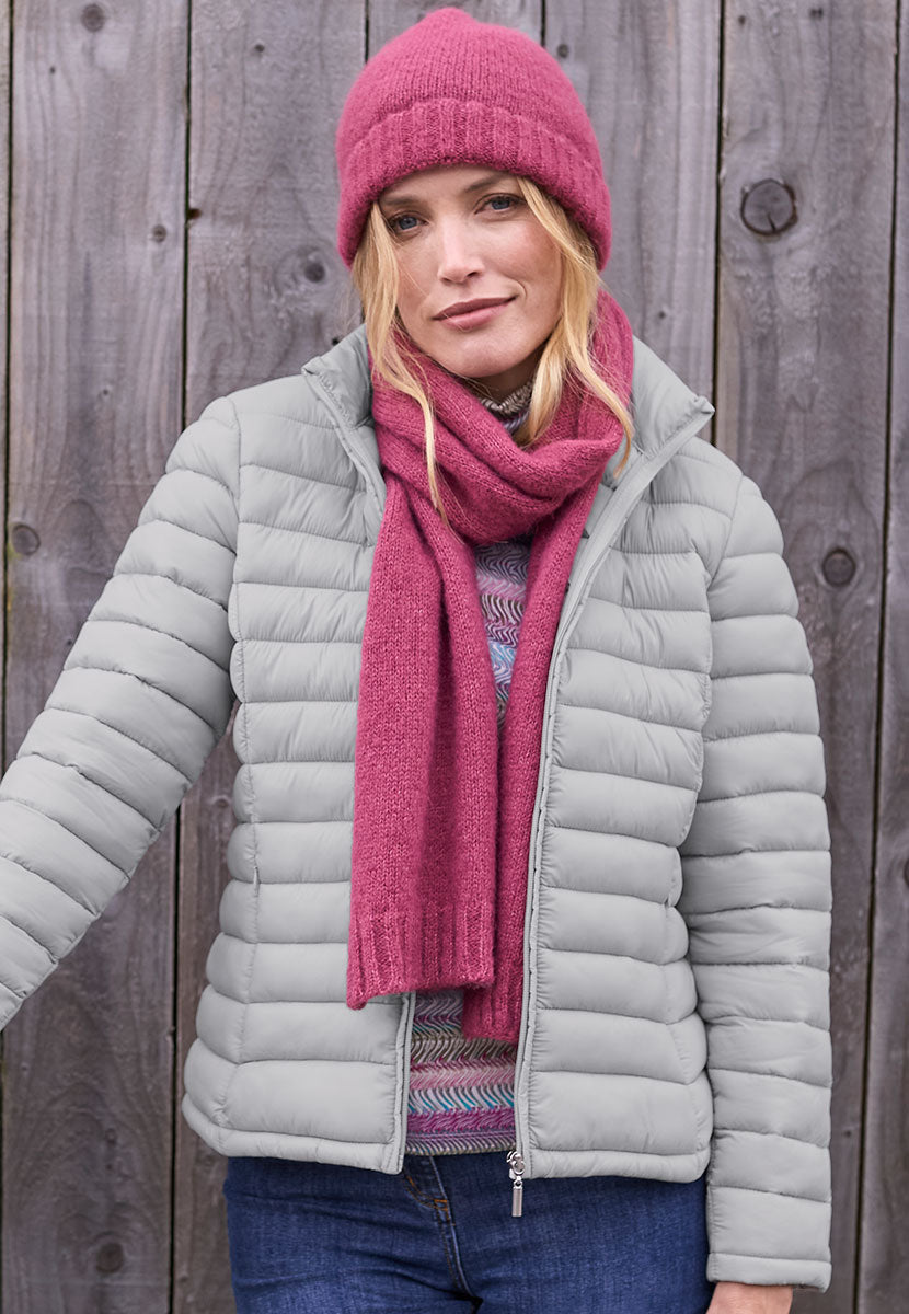 Millie Long Sleeve Padded Jacket - Silver Grey Accessory view