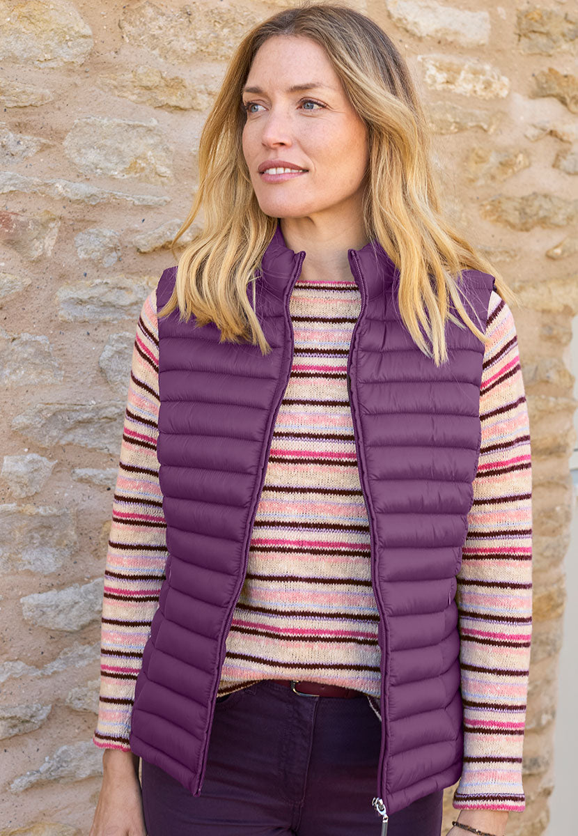 Mya Knitted-Look Top - Multi Front Alt View