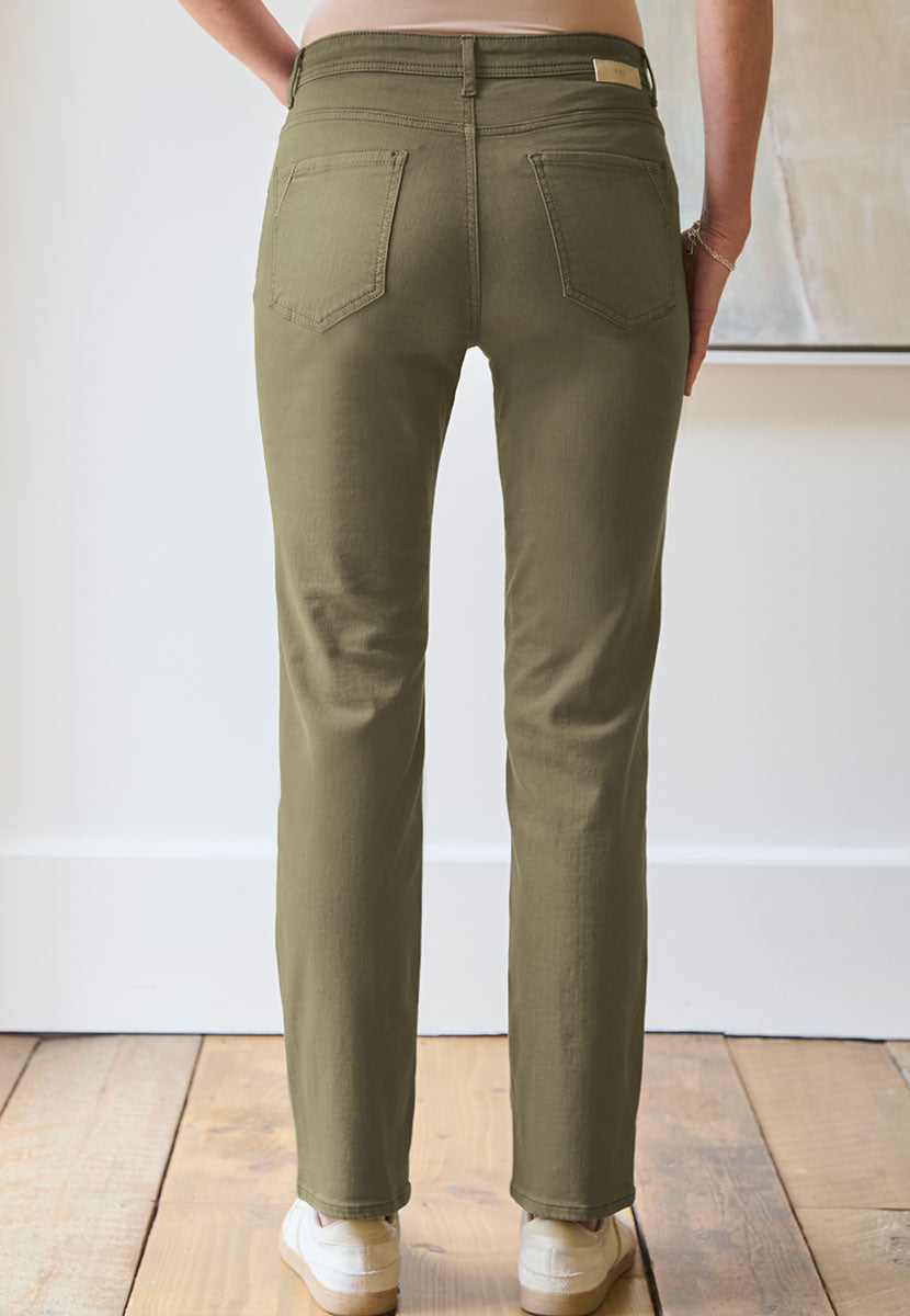BRAX Premium Denim Jeans - Khaki Back View