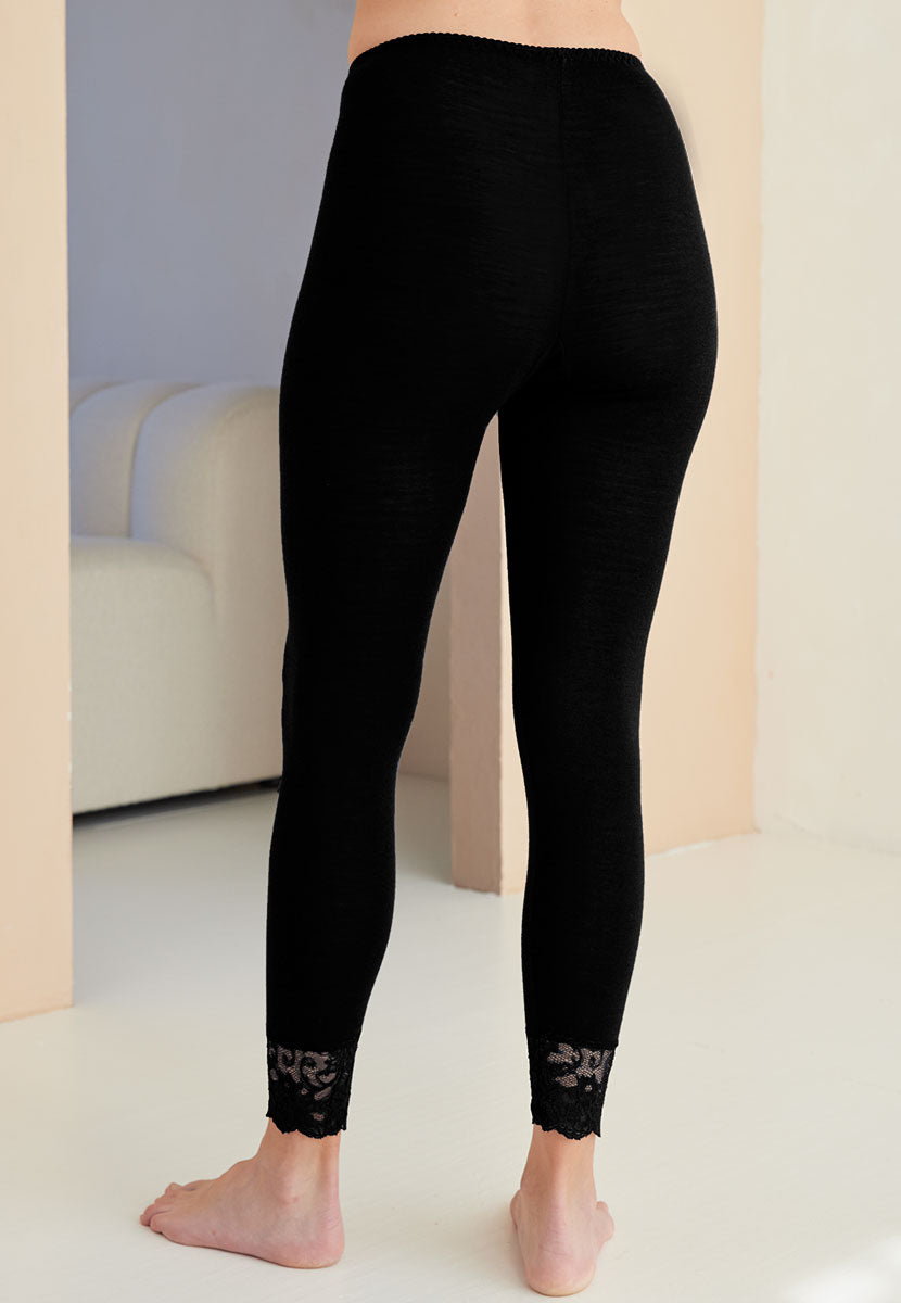 Rosella Merino Thermal Long Johns - Black