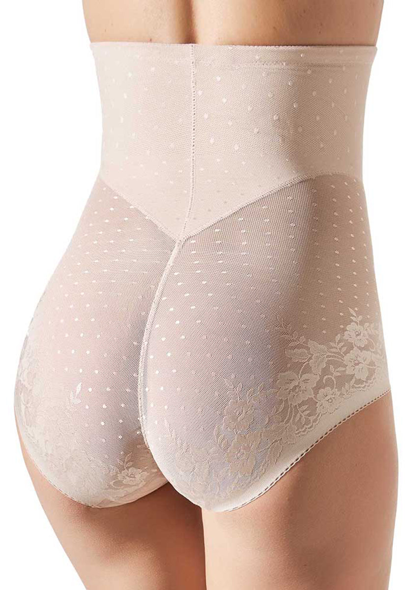 Shapewear - Secrets Figure High Waisted Brief - Dune Back View