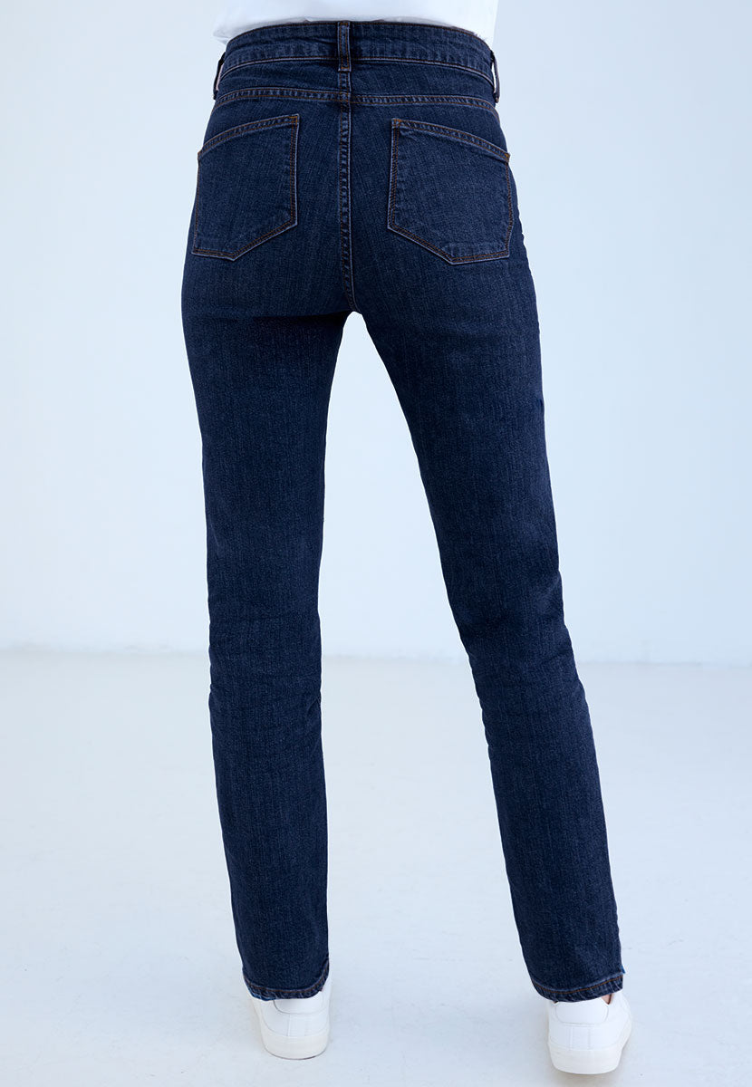 Sophia Slim Leg Jean - Dark Denim