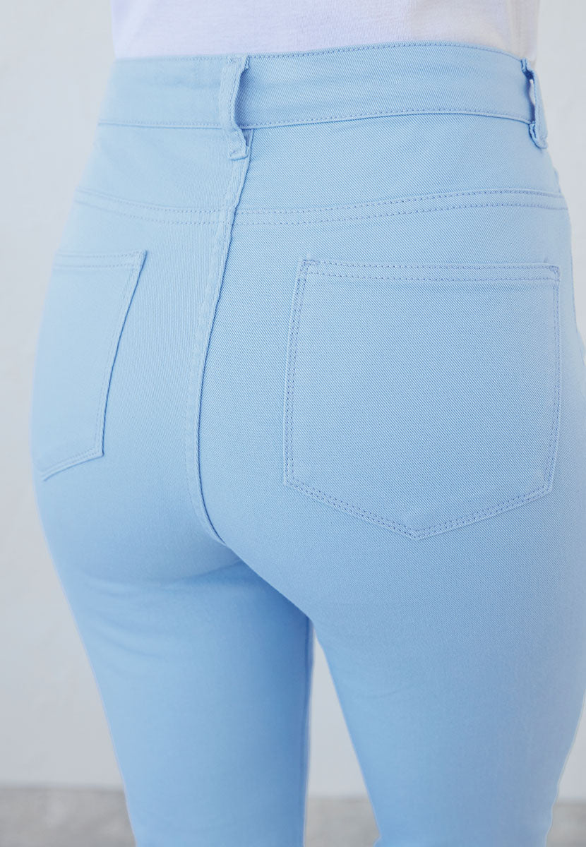 Sophia Slim Leg Jean - Soft Blue