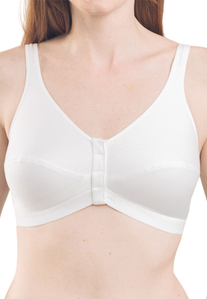 Royce Front Fastening Bra - White