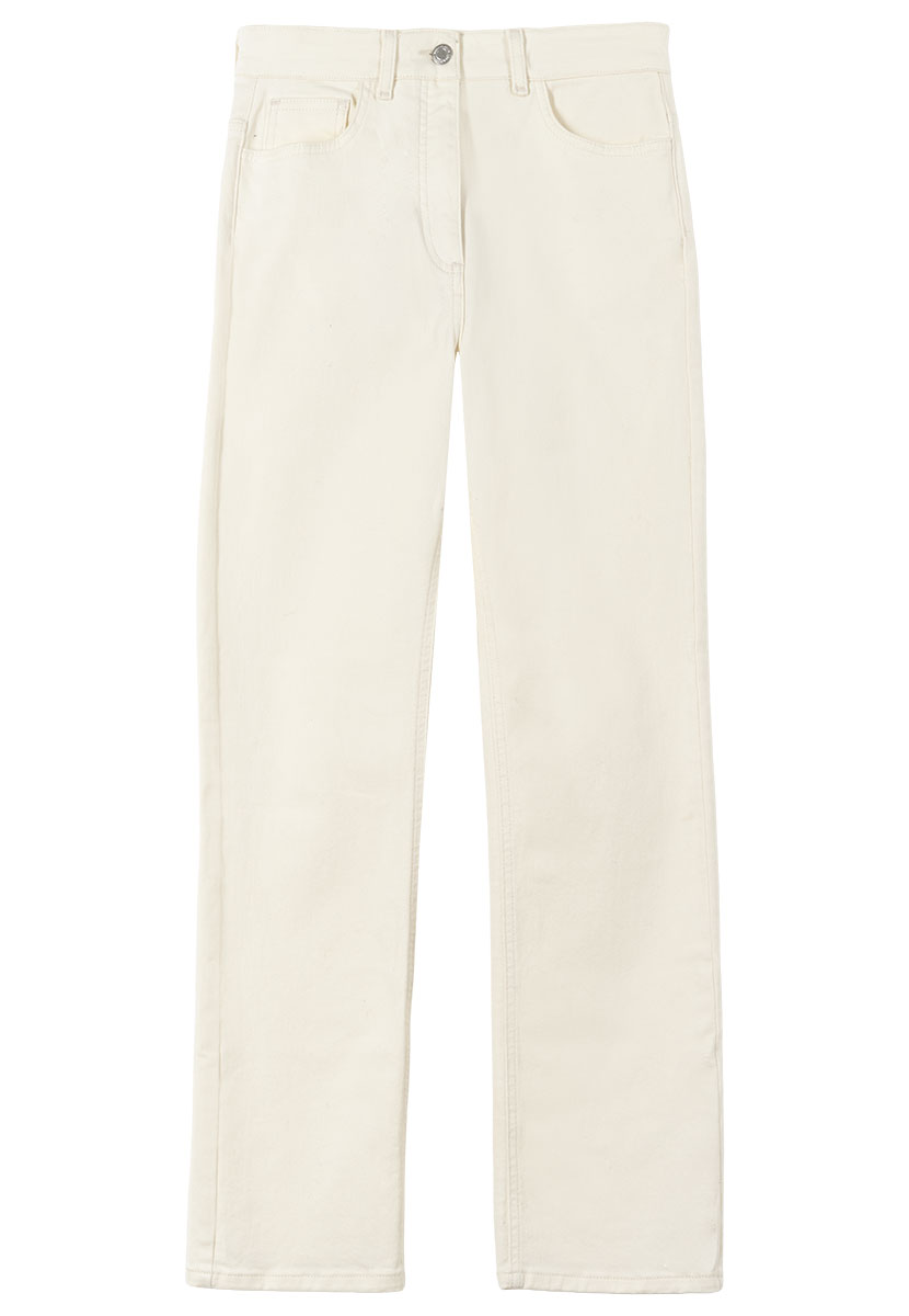 Willow Wide Leg Jean - Ecru