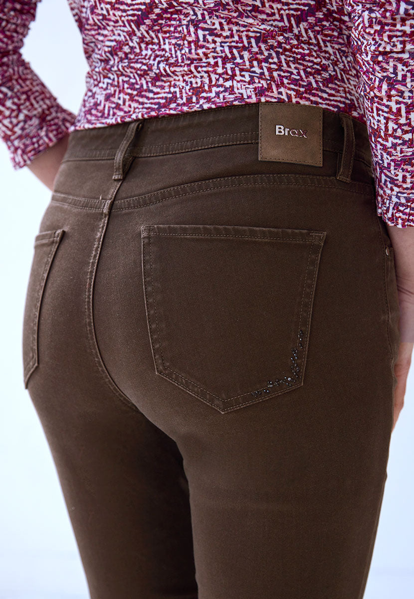BRAX Winter Dream Mary Fit Trouser - Praline