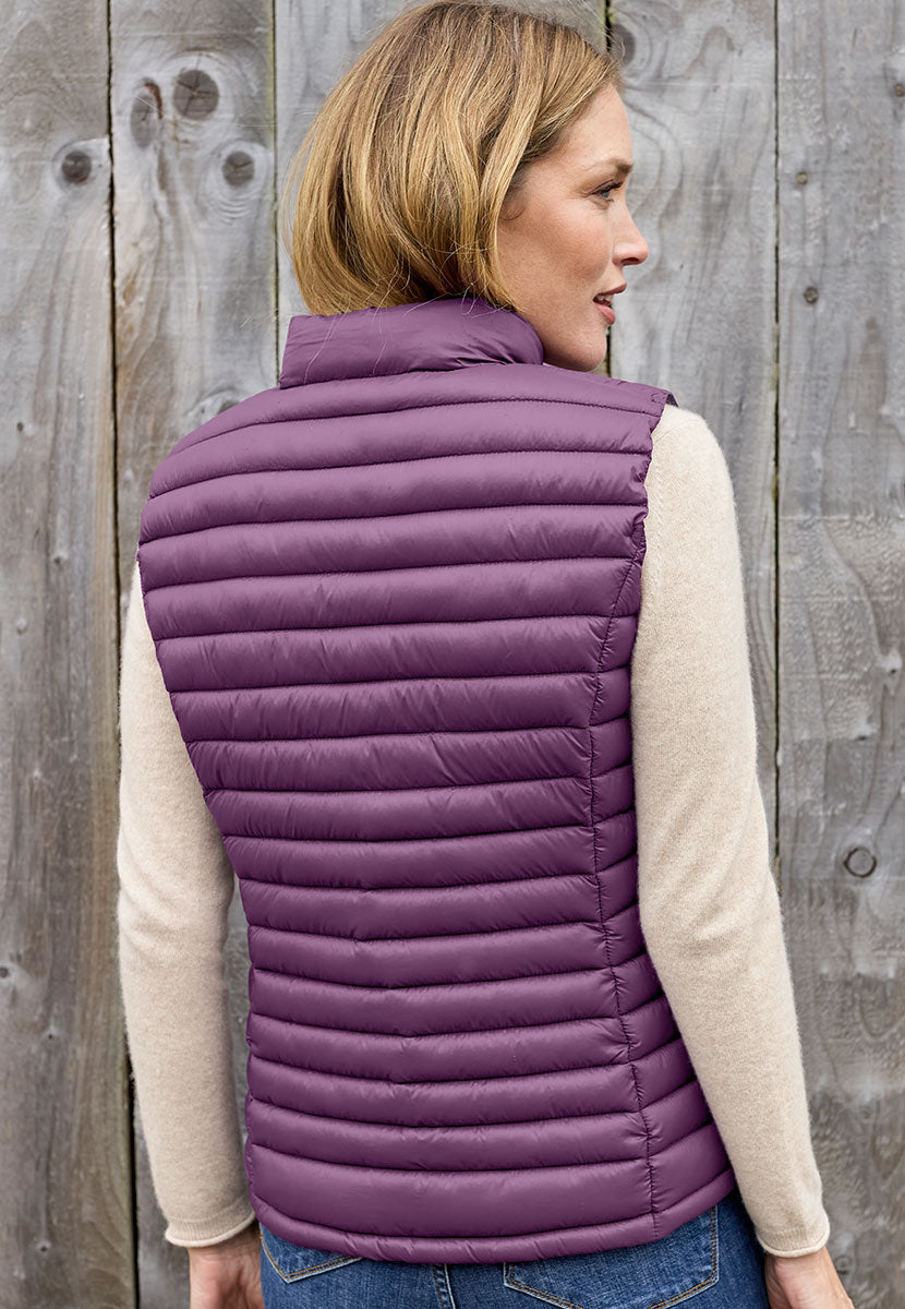 Zoe Padded Gilet - Deep Purple