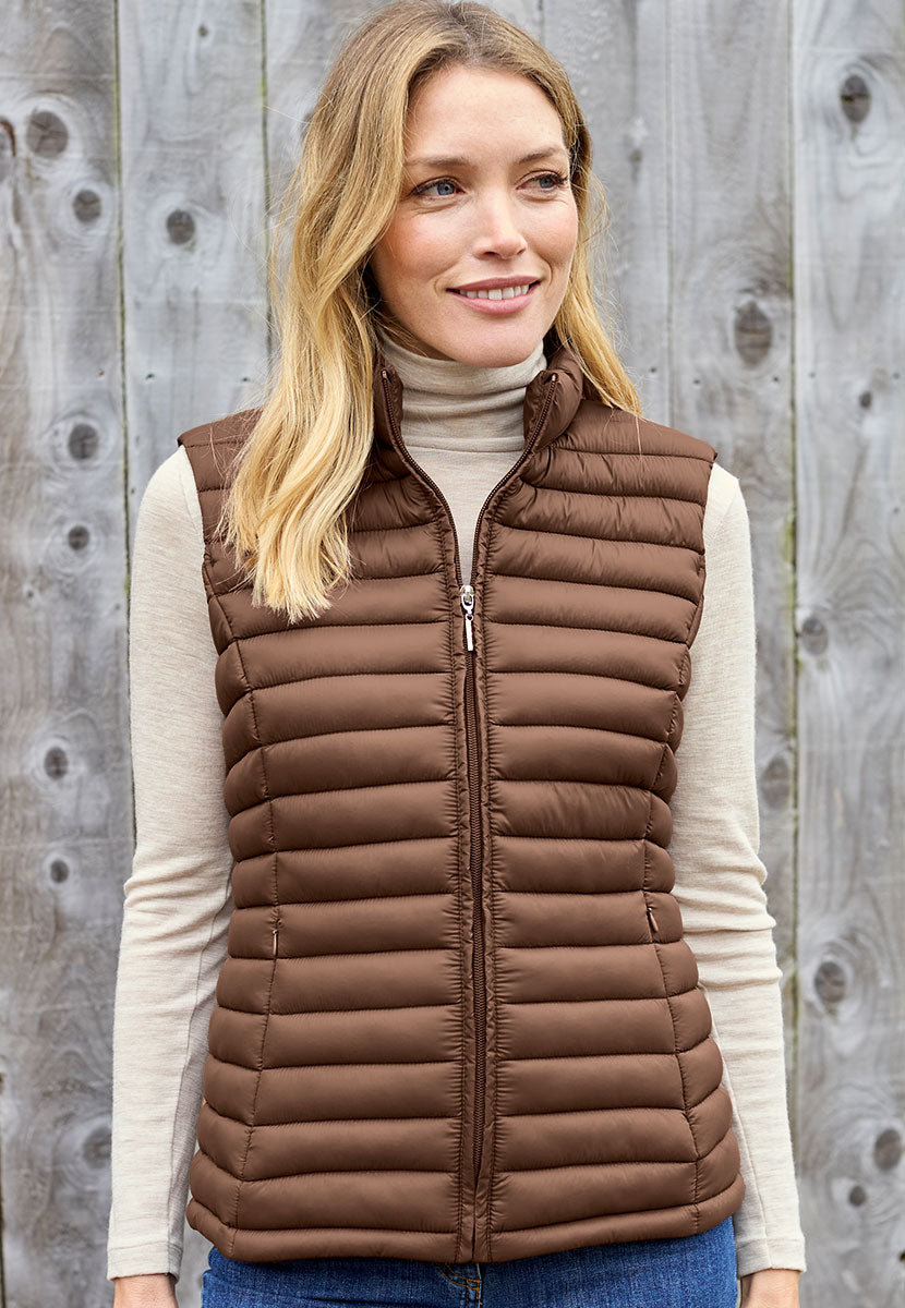 Zoe Padded Gilet - Praline