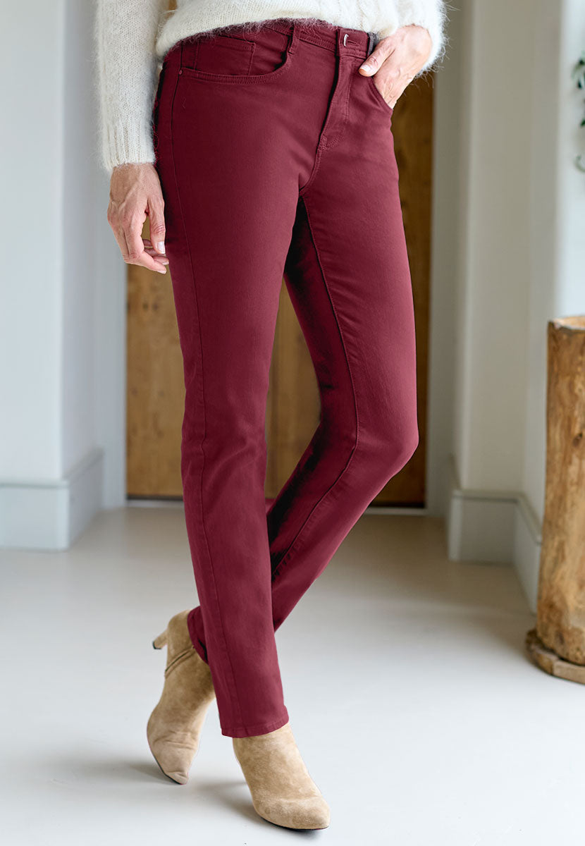 BRAX Premium Denim Carola Fit Jeans - Merlot