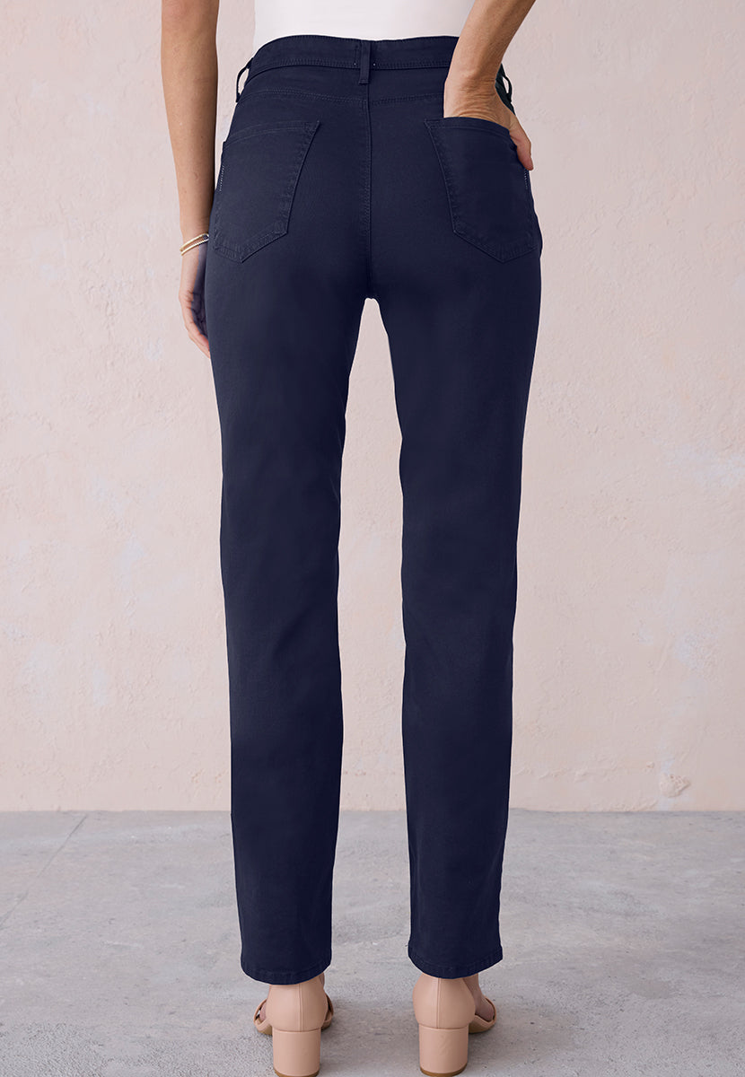 BRAX Superior Cotton Carola Curvy Fit Trouser – Perma Navy