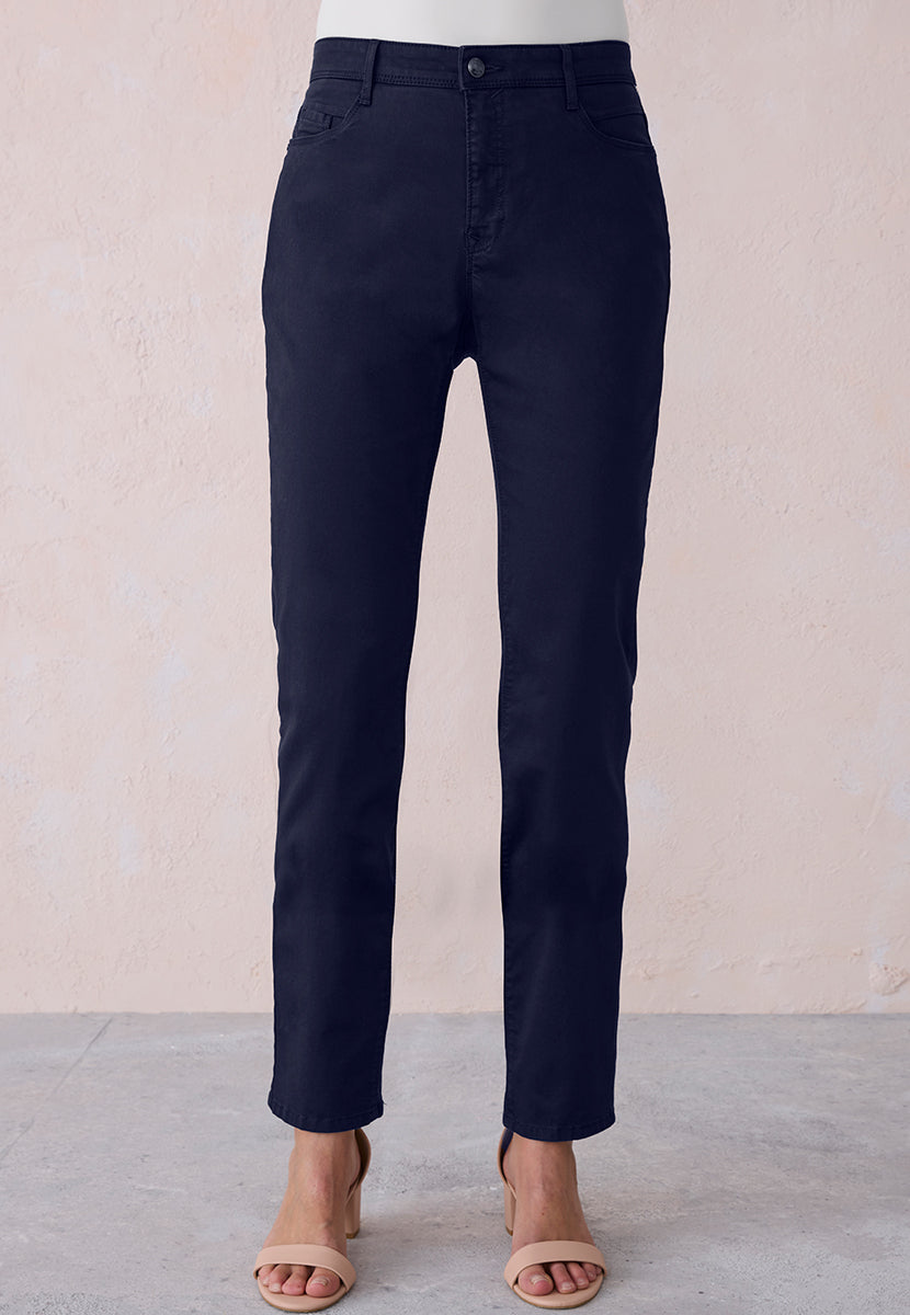 BRAX Superior Cotton Carola Curvy Fit Trouser – Perma Navy