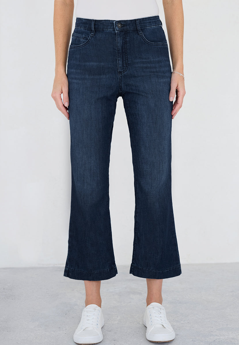 BRAX Kick Flare Jean - Dark Denim