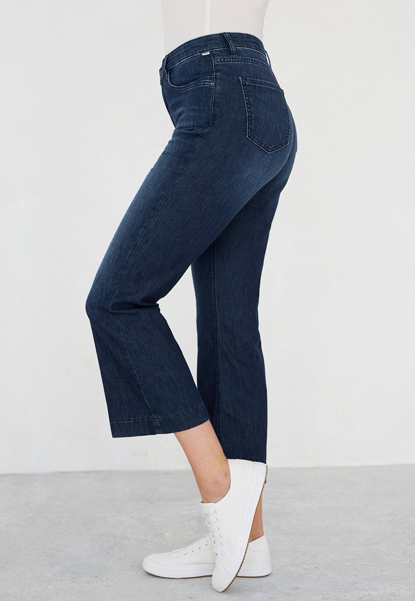 BRAX Kick Flare Jean - Dark Denim