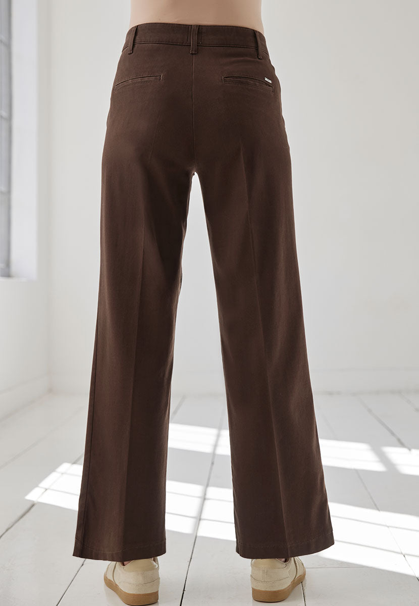 BRAX Maine Winter Dream Trouser Praline Back View