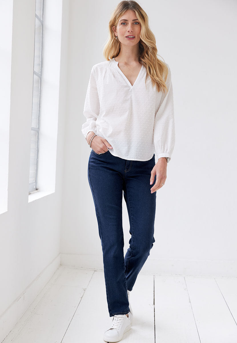 BRAX Premium Denim Mary Fit Jeans 30 Inch Leg - Dark Denim