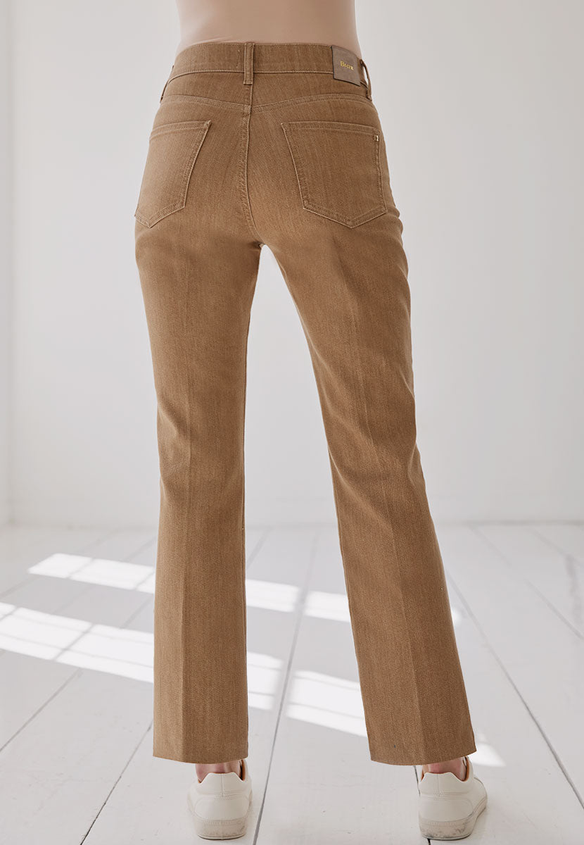 May Slim Leg Ankle Grazer Jean - Deep Sand