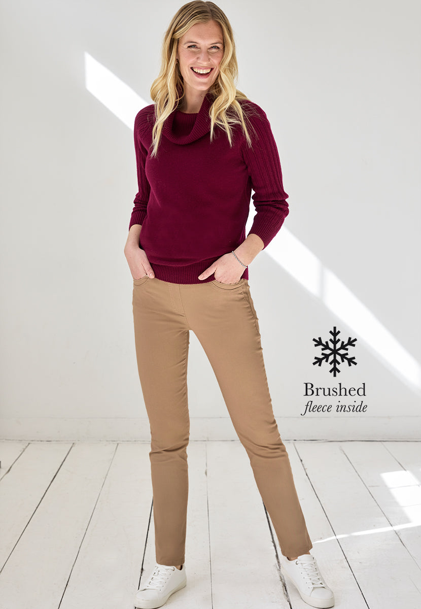 BRAX Pamina Thermal Trouser - Warm Sand