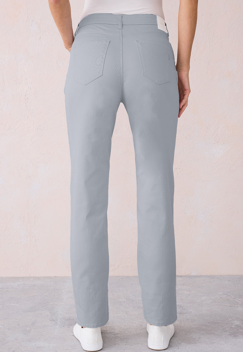 BRAX Superior Cotton Mary Slim Fit Trouser – Summer Grey