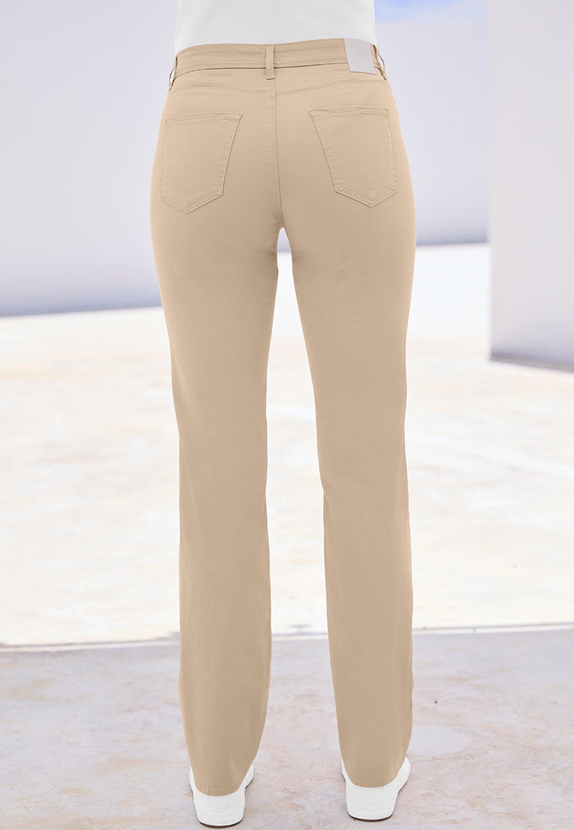 BRAX Superior Cotton Mary Slim Fit Trouser – Warm Almond