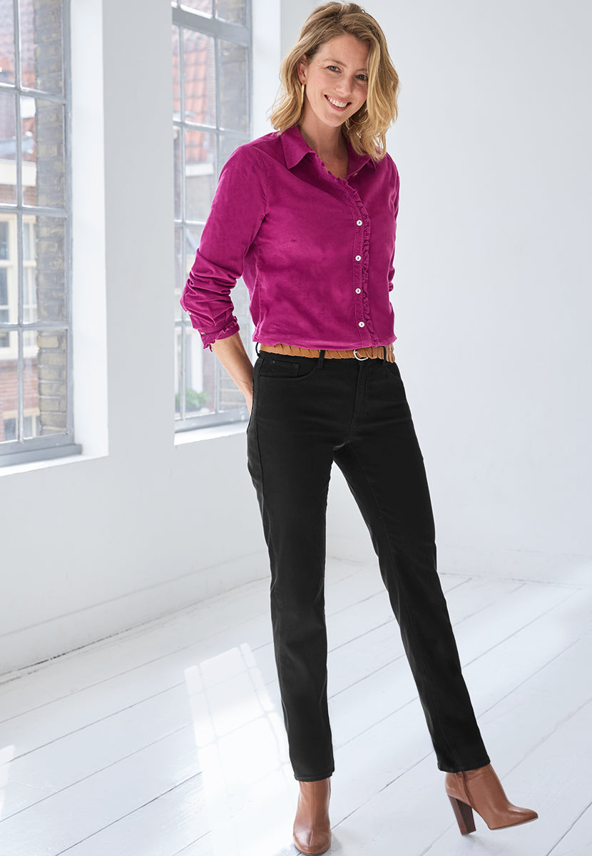 BRAX Winter Dream Carola Fit Trouser - Black