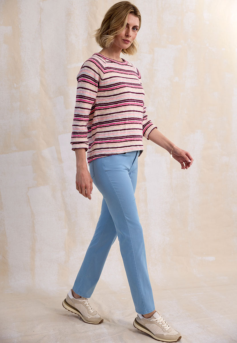 BRAX Winter Dream Mary Fit Trouser - Blue Sky