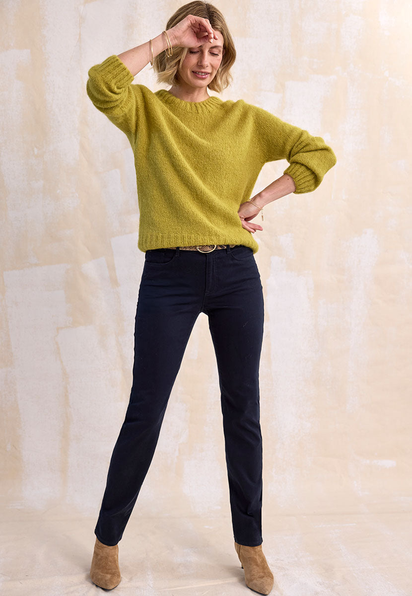 BRAX Winter Dream Carola Fit Trouser - Dark Navy