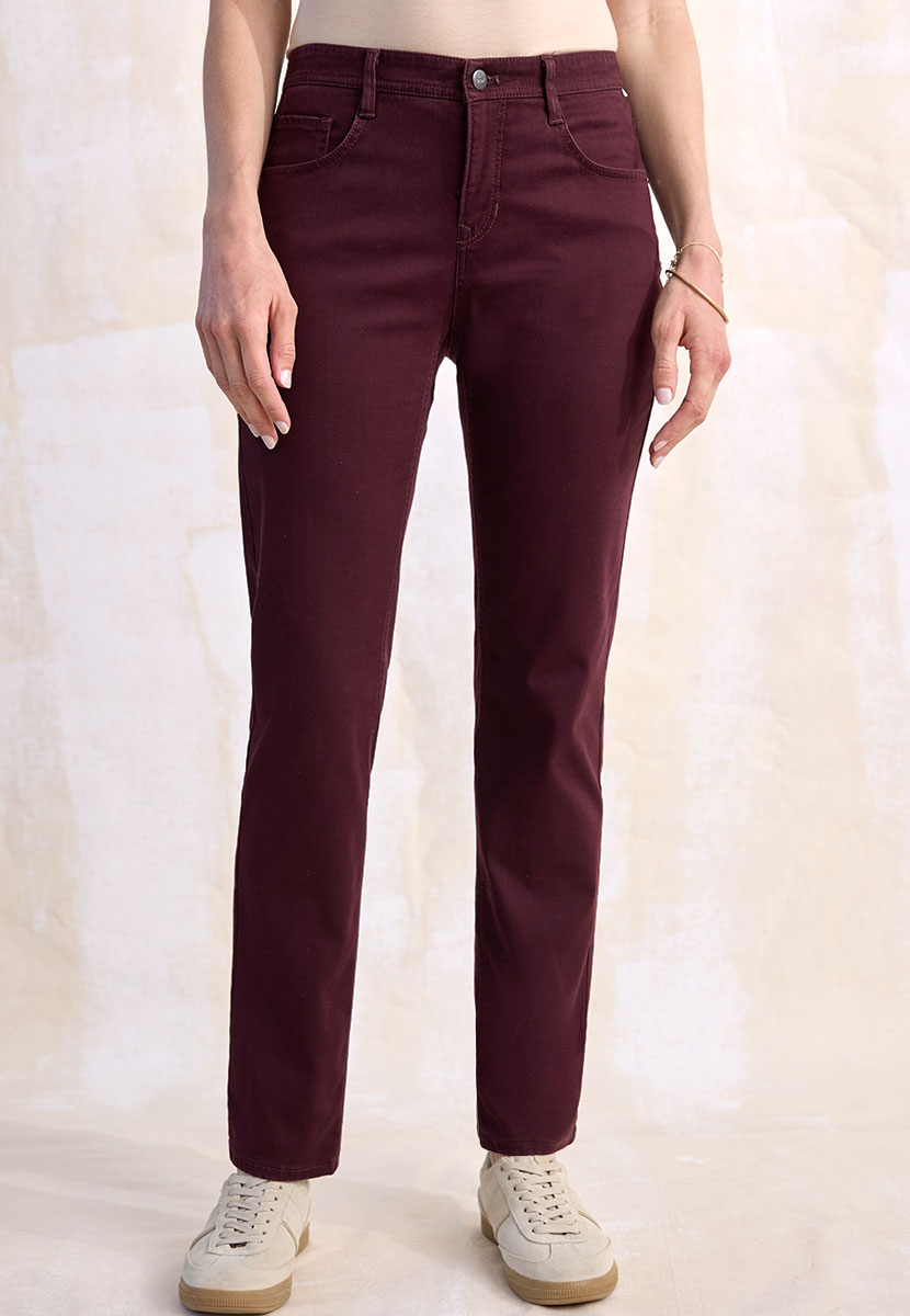 BRAX Winter Dream Carola Fit Trouser - Deep Fig