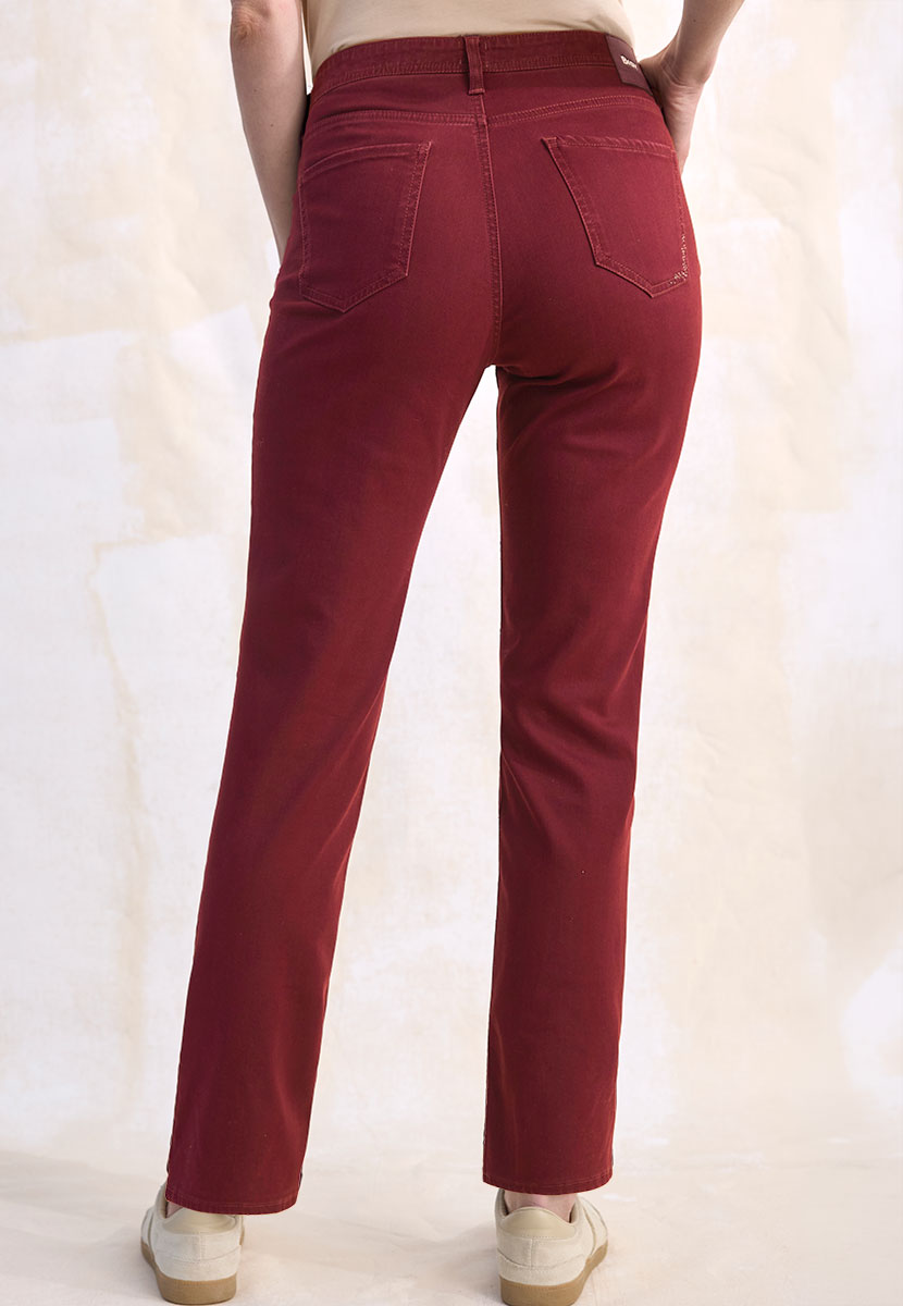 BRAX Winter Dream Carola Fit Trouser - Merlot