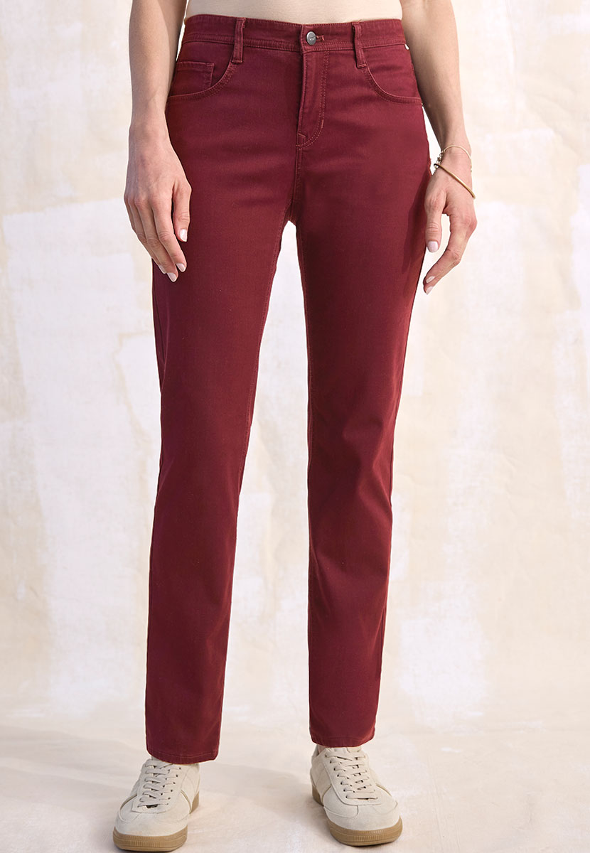 BRAX Winter Dream Carola Fit Trouser - Merlot