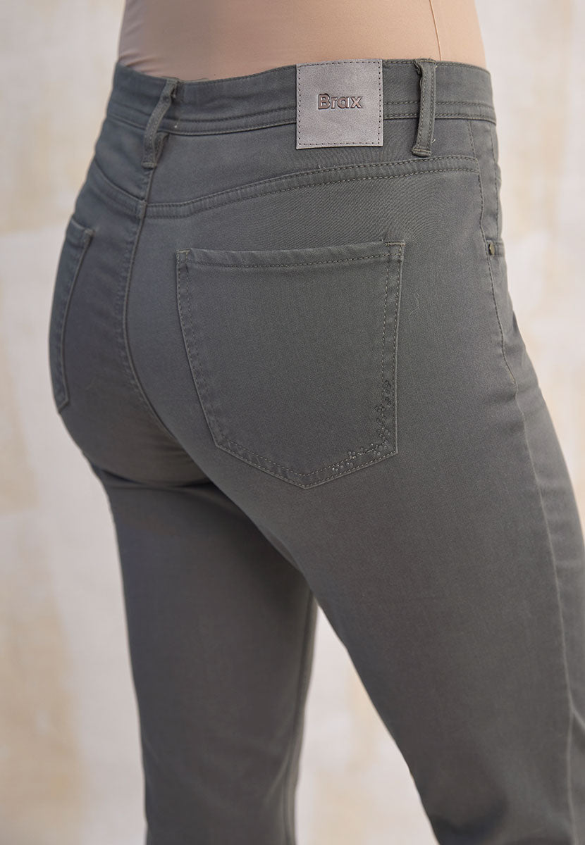 BRAX Winter Dream Carola Fit Trouser - Smoke