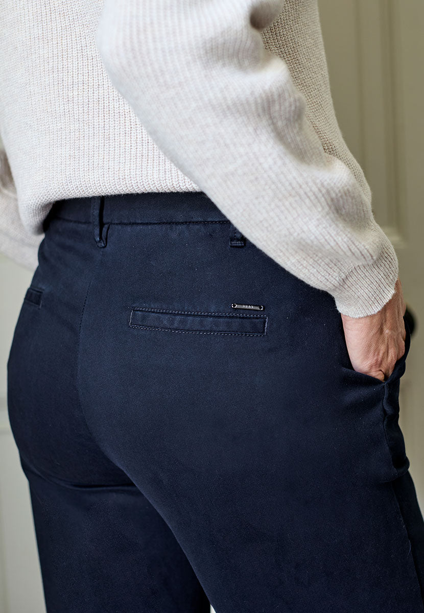 BRAX Maine Winter Dream Trousers - Dark Navy