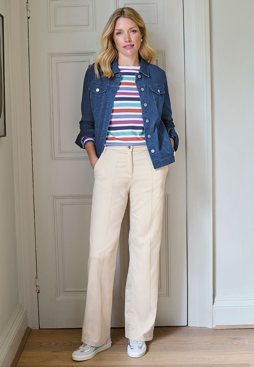 BRAX Maine Winter Dream Trouser - Ecru