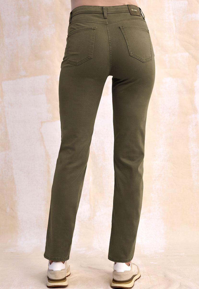 BRAX Winter Dream Mary Fit Trouser - Khaki