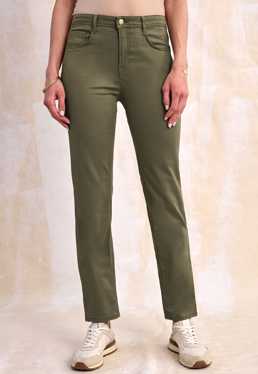 BRAX Winter Dream Mary Fit Trouser - Khaki