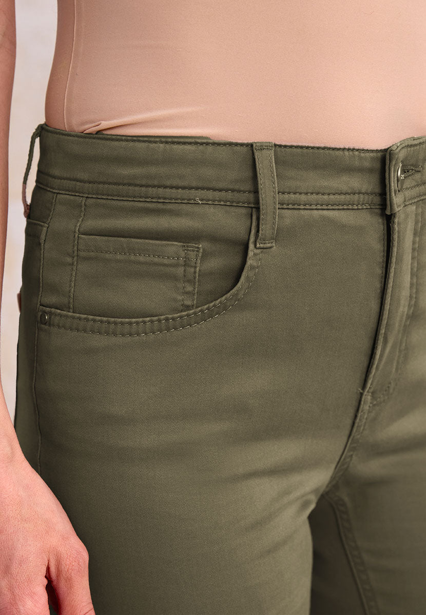 BRAX Winter Dream Mary Fit Trouser - Khaki