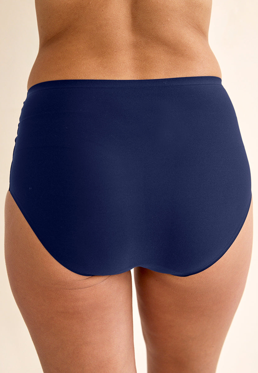 Chantelle 2 Pack Soft Stretch No VPL High Waist Brief - Navy