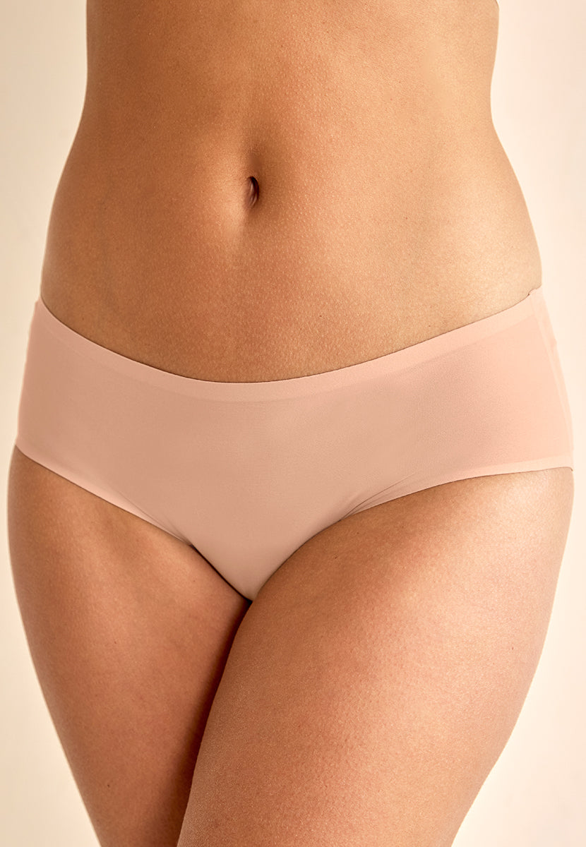 Chantelle 2 Pack Soft Stretch No VPL Hipster Brief - Blush