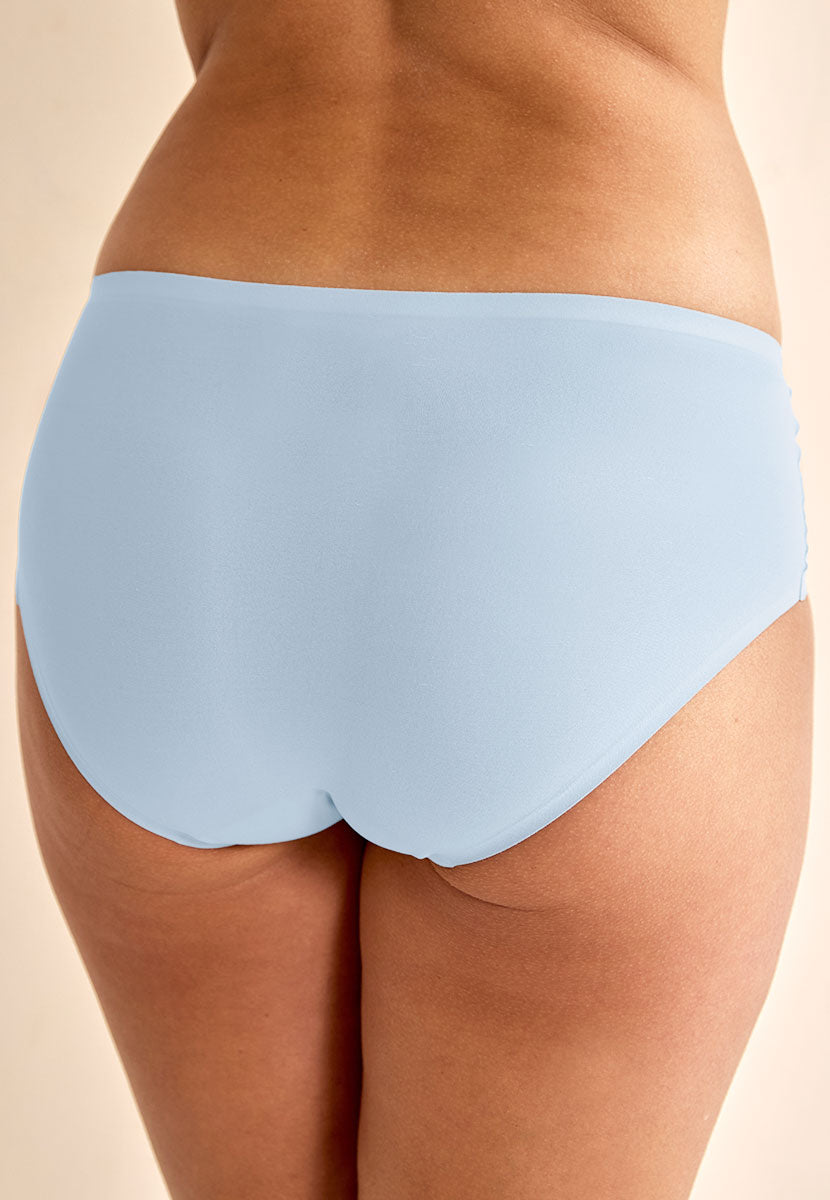 Chantelle 2 Pack Soft Stretch No VPL Hipster Brief - Ice Blue