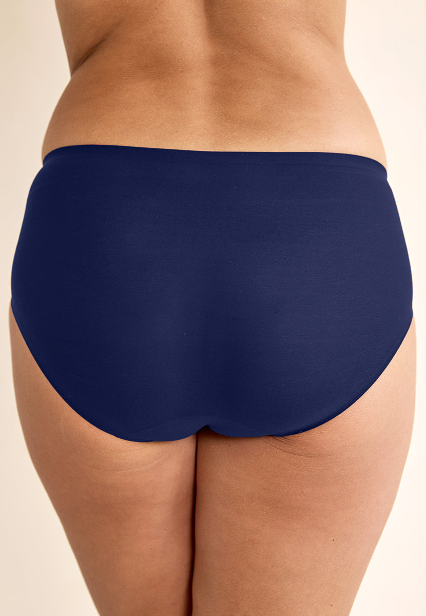 Chantelle 2 Pack Soft Stretch No VPL Hipster Brief - Navy